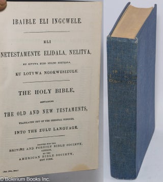 Cat.No: 278265 Ibaible Eli Ingcwele. Eli Netestamente Elidala, Nelitya, Ku Lotywa...