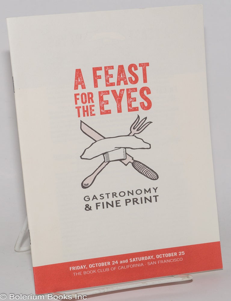 Cat.No: 278332 A Feast for the Eyes; Gastronomy & Fine Print