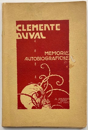 Cat.No: 278348 Memorie Autobiografiche. Clément Duval