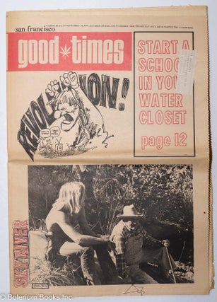 Cat.No: 278422 Good Times: vol. 3, #36, September 11, 1970: Revolution! George Jackson...