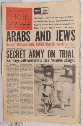 Cat.No: 278435 Los Angeles Free Press, Sep 8-18, 1972 vol. 9 #36, (issue 425); Headlines:...