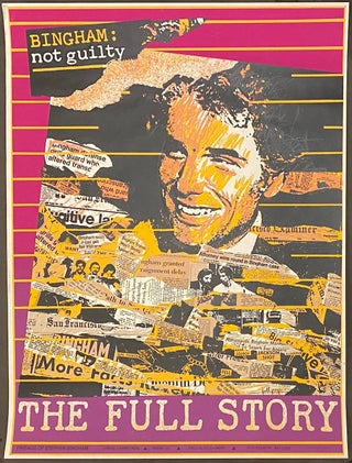 Cat.No: 278462 Bingham: not guilty / The Full Story [screenprint poster