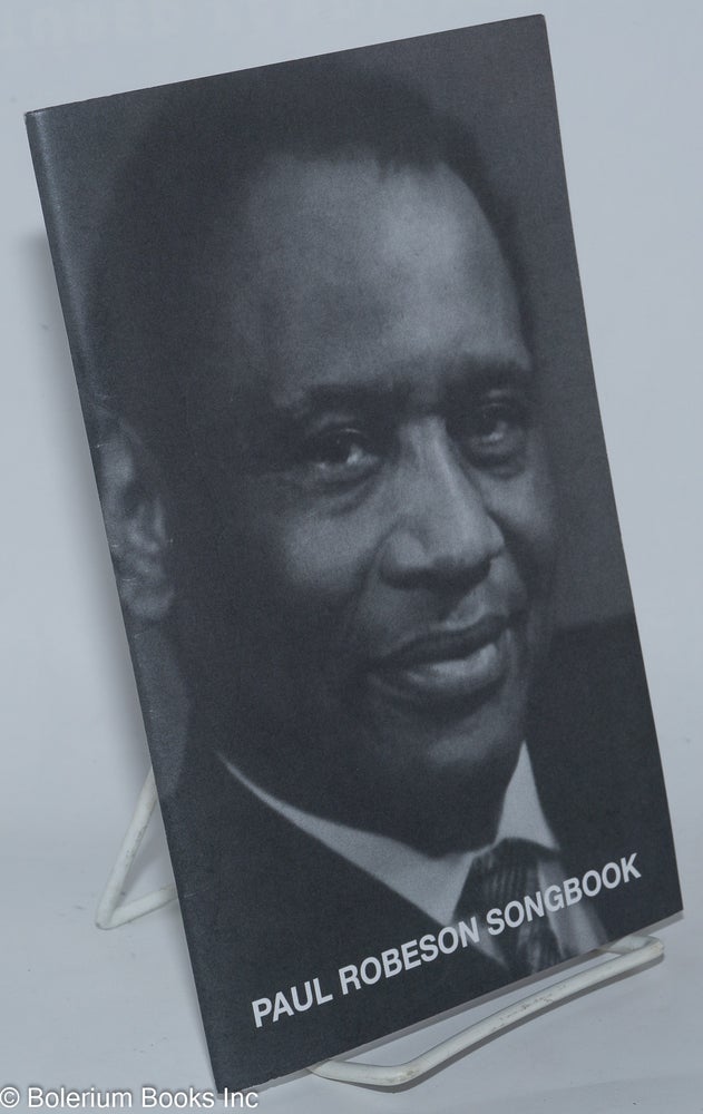 Cat.No: 278763 Paul Robeson songbook. Paul Robeson.