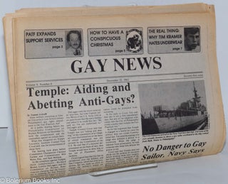Cat.No: 278939 Gay News [aka Philadelphia Gay News]: vol. 8, #6, December 22, 1983:...