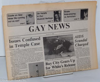 Cat.No: 278942 Gay News [aka Philadelphia Gay News]: vol. 8, #8, January 5, 1984: AIDS...