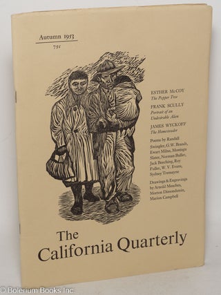 Cat.No: 278969 The California Quarterly; vol. 3, no. 1 (Autumn 1953). Sanora Babb,...