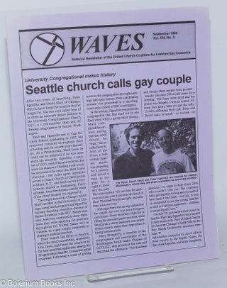 Cat.No: 279083 Waves: national newsletter of the United Church Coalition for Lesbian/Gay...