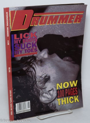 Cat.No: 279132 International Drummer: #199; Lick My Boots, Suck My Toes. Wickie Stamps,...