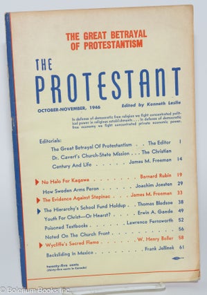 Cat.No: 279151 The Protestant, Vol. VII, No. 4, (October-November 1946); Hierarchy Over...