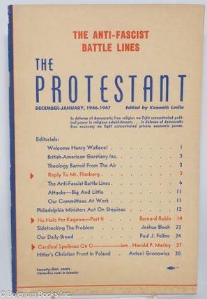 Cat.No: 279153 The Protestant, Vol. VII, No. 5, (December-January 1946-1947); The...