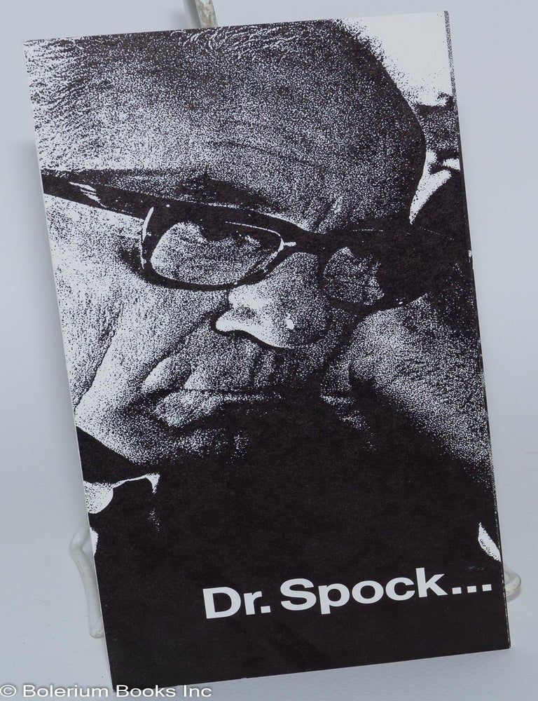 Cat.No: 279246 Dr. Spock...and his babies [promotional brochure for the film]