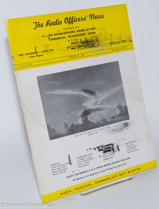 Cat.No: 279352 The Radio Officers' News, Volume LXI, No. LII (August 20, 1955); Issued by...