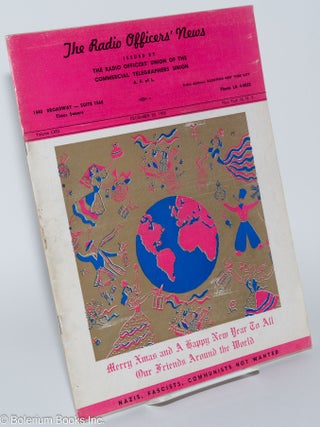 Cat.No: 279353 The Radio Officers' News, Volume LXIII, No. LIV (December 20, 1955);...