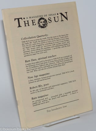 Cat.No: 279382 The Sun; a Magazine of Ideas, Issue 104, (July 1984). Sy Safransky, Howard...