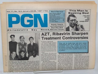 Cat.No: 279463 PGN: Philadelphia Gay News; vol. 11, #12, Jan. 23-29, 1987: AZT, Ribavirin...