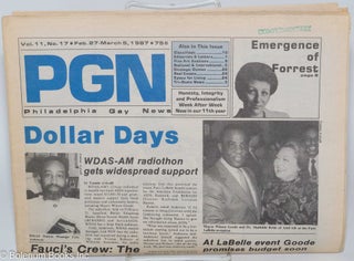 Cat.No: 279472 PGN: Philadelphia Gay News; vol. 11, #17, Feb. 27-Mar. 5, 1987: Fauci's...