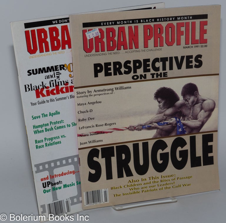 Cat.No: 279641 Urban Profile ; understanding the need... accepting the challenge [two issues] Vol 3, No. 1 and 3. Douglass F. Austin, Ann Brown.