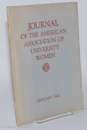 Cat.No: 279661 Journal of the American Association of University Women: Vol. 35 No. 2,...