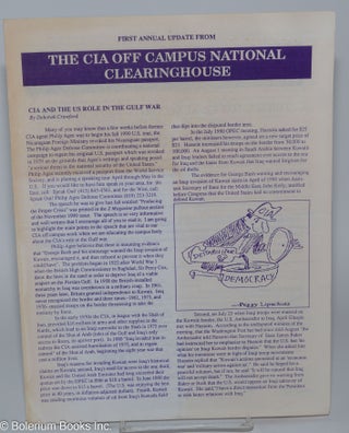 Cat.No: 279743 The CIA Off Campus National Clearinghouse. Deborah Crawford, etal. Peggy...