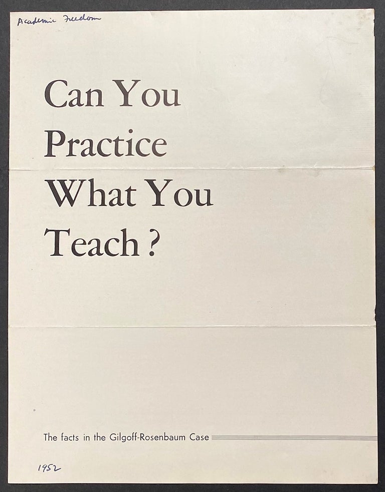 Cat.No: 279796 Can you practice what you teach? The facts in the