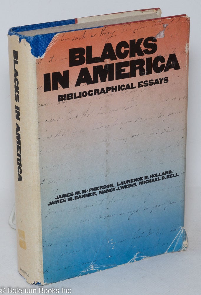 Cat.No: 2798 Blacks in America; bibliographical essays. James M. McPherson.