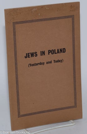 Cat.No: 279917 Jews in Poland (Yesterday and today). Polish Association in Great Britain