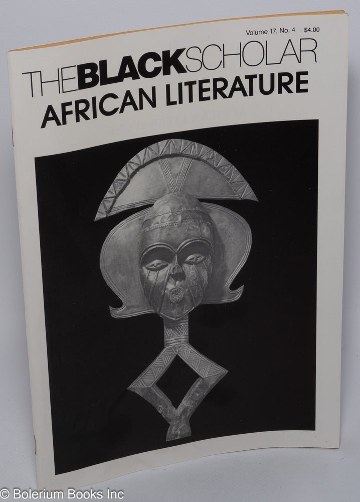 Cat.No: 280016 The Black Scholar, volume 17, number 4 (Jul/Aug 1986