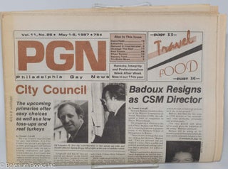 Cat.No: 280183 PGN: Philadelphia Gay News; vol. 11, #26, May 1-6, 1987: City Council....
