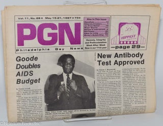 Cat.No: 280306 PGN: Philadelphia Gay News; vol. 11, #28, May 15-21, 1987: Goode Doubles...