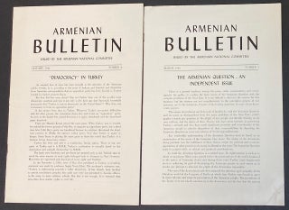 Cat.No: 280311 Armenian Bulletin [two issues, 4 and 5