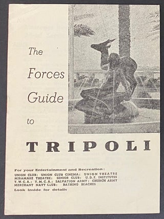 Cat.No: 280318 The Forces Guide to Tripoli. Major General Brian H. Robertson