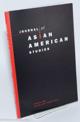 Cat.No: 280416 Journal of Asian American Studies (JAAS); October 2005, Volume Eight...
