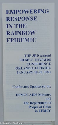 Cat.No: 280612 Empowering Response in the Rainbow Epidemic: 3rd Annual UFMCC AIDS...