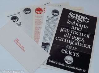 Cat.No: 280622 SAGE: Lesbians & gay men of all ages caring about our elders [promotional...