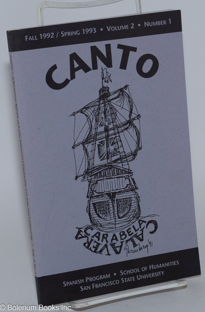 Cat.No: 280657 Canto: a bilingual review of Latin American civilization, culture and