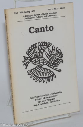Cat.No: 280658 Canto: a bilingual review of Latin American civilization, culture and...
