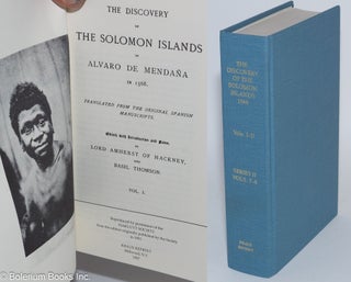 Cat.No: 280710 The Discovery of The Solomon Islands by Alvaro de Mendana in 1568. ...