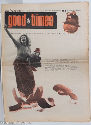 Cat.No: 280781 Good Times: vol. 4, #31, Oct. 31-Nov. 12, 1971: H. Rap Brown Interview. H....