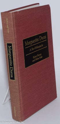 Cat.No: 280852 Marguerite Duras; a bio-bibliography. Robert Harvey, Hélène...