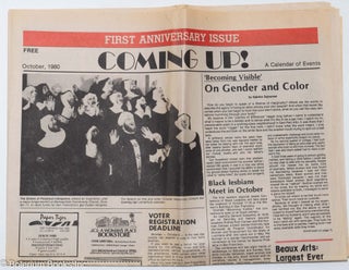 Coming up! a calendar of events October, 1980; On Gender