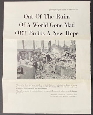 Cat.No: 280930 Out of the ruins of a world gone mad ORT builds a new hope