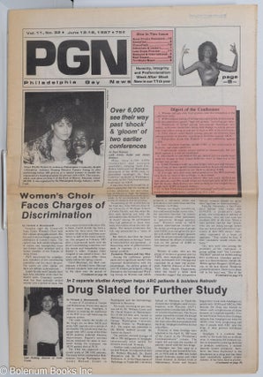 Cat.No: 280974 PGN: Philadelphia Gay News; vol. 11, #32, June 12-18, 1987: Over 6,000 at...
