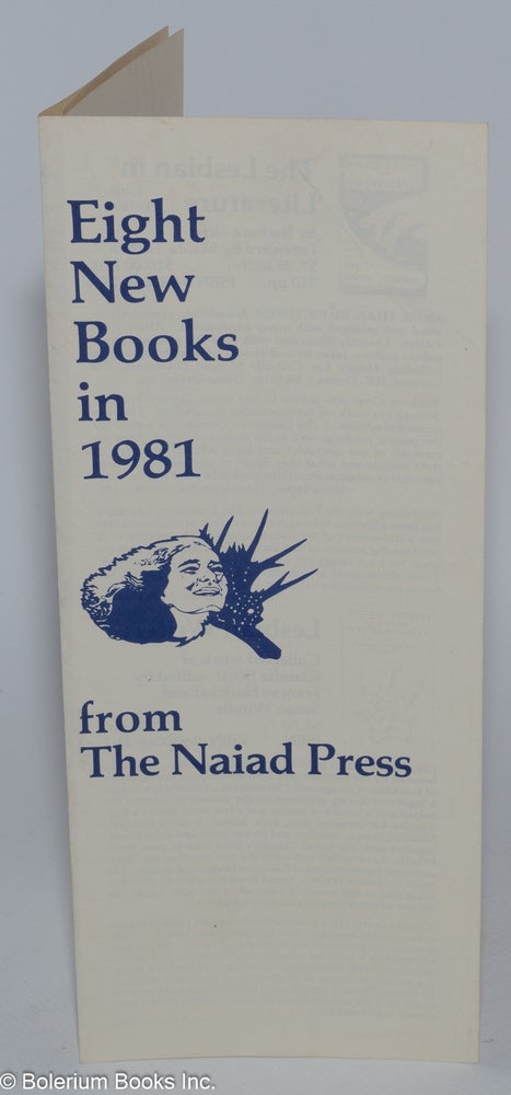 Cat.No: 281020 Eight New Books in 1981 from The Naiad Press [brochure