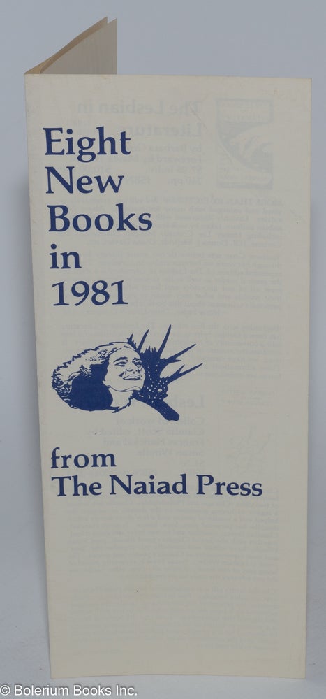 Cat.No: 281020 Eight New Books in 1981 from The Naiad Press [brochure