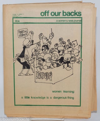 Cat.No: 281218 Off Our Backs: a women's news journal; vol. 2, #2, October, 1971: Women...