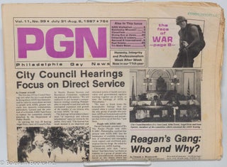 Cat.No: 281377 PGN: Philadelphia Gay News; vol. 11, #39, July 31 - Aug. 5, 1987: Reagan's...