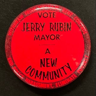 Cat.No: 282086 Vote Jerry Rubin, mayor / A new community / Withdraw from Vietnam, Rent...