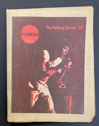 Cat.No: 282102 Fusion: #23, December 12, 1969: The Rolling Stones '69. Robert Somma,...