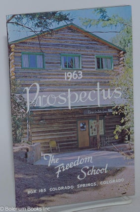Cat.No: 282187 1963 Prospectus: The Freedom School
