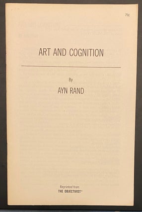 Cat.No: 282237 Art and cognition. Ayn Rand